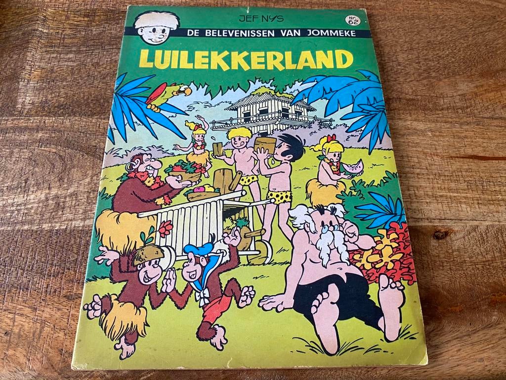 🔵 JOMMEKE: Luilekkerland, Une BD, Enlèvement ou Envoi, Utilisé