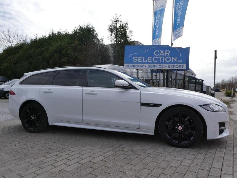 Jaguar XF 132kW 65270km 2019, Auto's, Automaat, Zwart, 4 cilinders, Leder en Stof