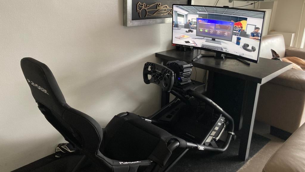 Fanatec Sim race setup voor ps of pc, incl seat en scherm, Games en Spelcomputers, Ophalen, Zo goed als nieuw