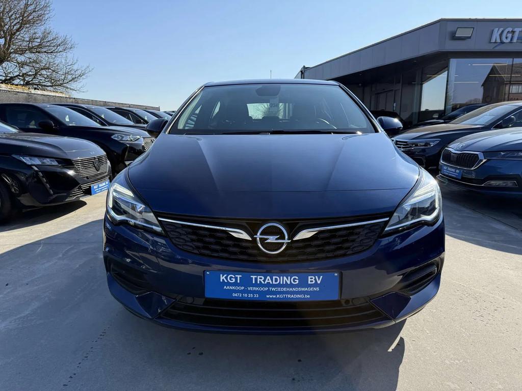 Opel Astra 1.2i 110PK 5-DEURS NAVIGATIE LED PDC CARPLAY ALU, Auto's, Opel, Stof, 1199 cc, Blauw, 3 cilinders