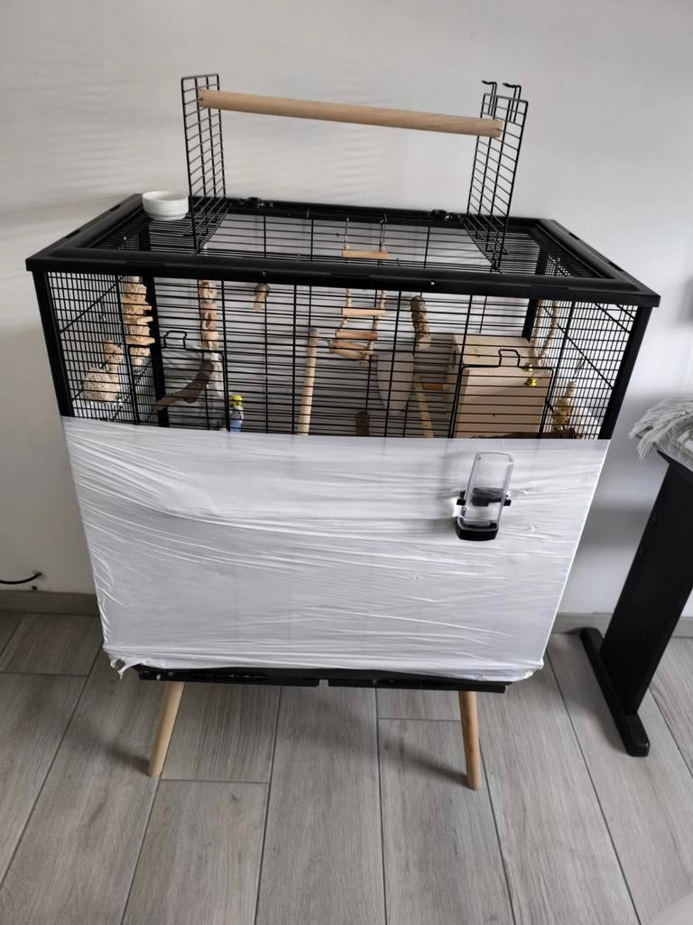 Parkieten met kooi, Dieren en Toebehoren, Ophalen of Verzenden