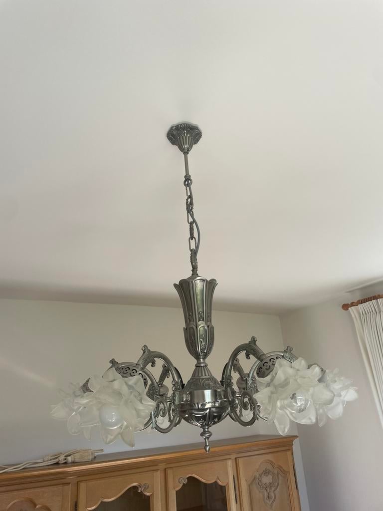 2 lampen, Huis en Inrichting, Lampen | Kroonluchters, Ophalen, Zo goed als nieuw