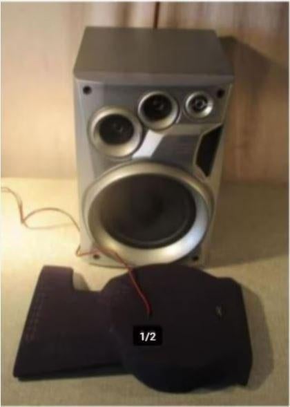 Haut-parleur Prima - JVC - SP-MXJ55 - 120 Watts, Enlèvement ou Envoi, Comme neuf, Haut-parleurs Frontaux, Arrière ou Stéréo, JVC