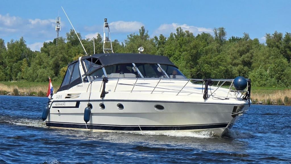 Cranchi Mediterranee 40 sportcruiser, Watersport en Boten, Motorboten en Motorjachten, Ophalen