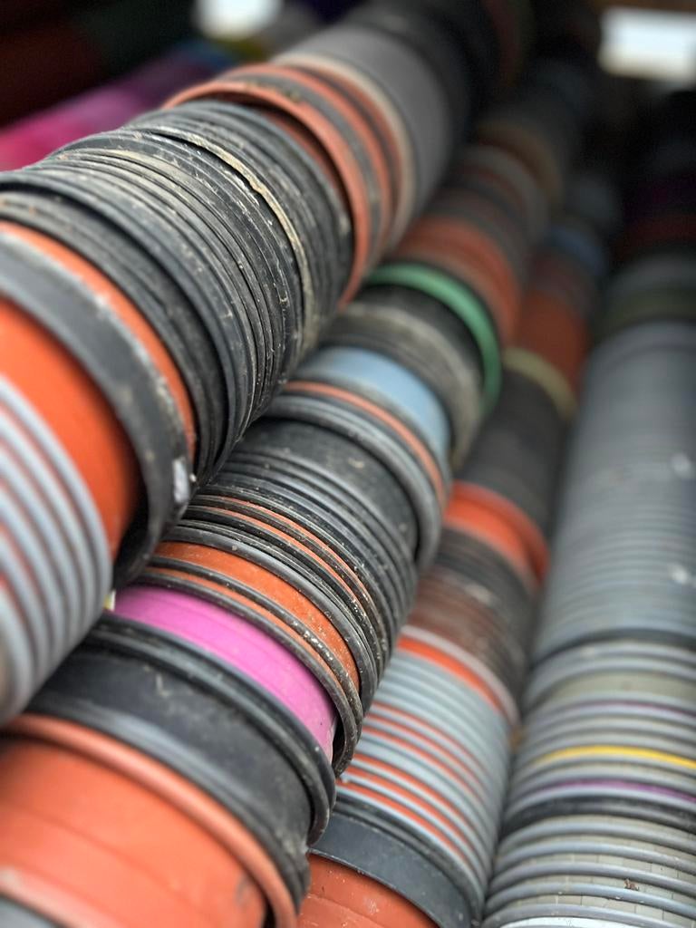 kweekpotten bloempotten 13 - 13,5 cm, Jardin & Terrasse, Enlèvement ou Envoi, Moins de 25 cm, Rond, Comme neuf