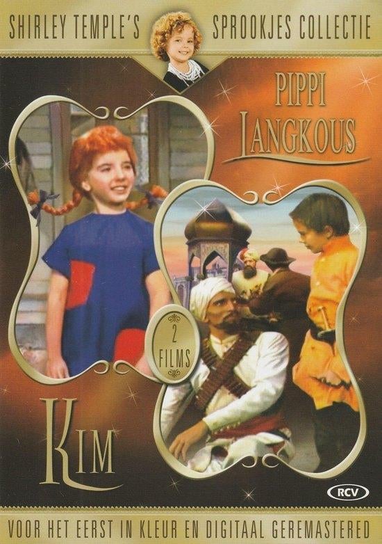Dvd - Pippi langkous ( shirley temple's sprookjes collectie, Cd's en Dvd's, Ophalen of Verzenden, Avontuur