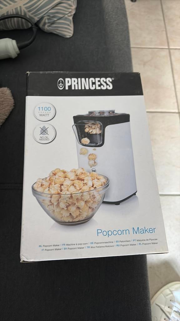 popcorn machine, Ophalen, Zo goed als nieuw