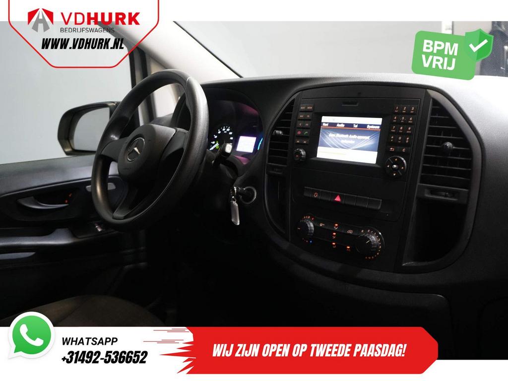 Mercedes-Benz eVito DEMO BPM VRIJ! 19"/ HG Zwart Pakket/ Spo, Auto's, Bestelwagens en Lichte vracht, Automaat, Wit, Mercedes-Benz