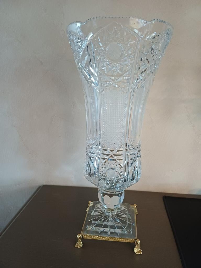 Vintage kristallen vaas, Ophalen