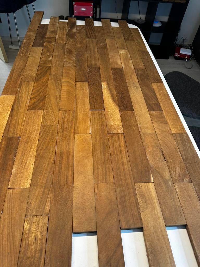 Parquet massif de 7,5 cm x 40 cm x 2 cm d'épaisseur, Enlèvement, Comme neuf