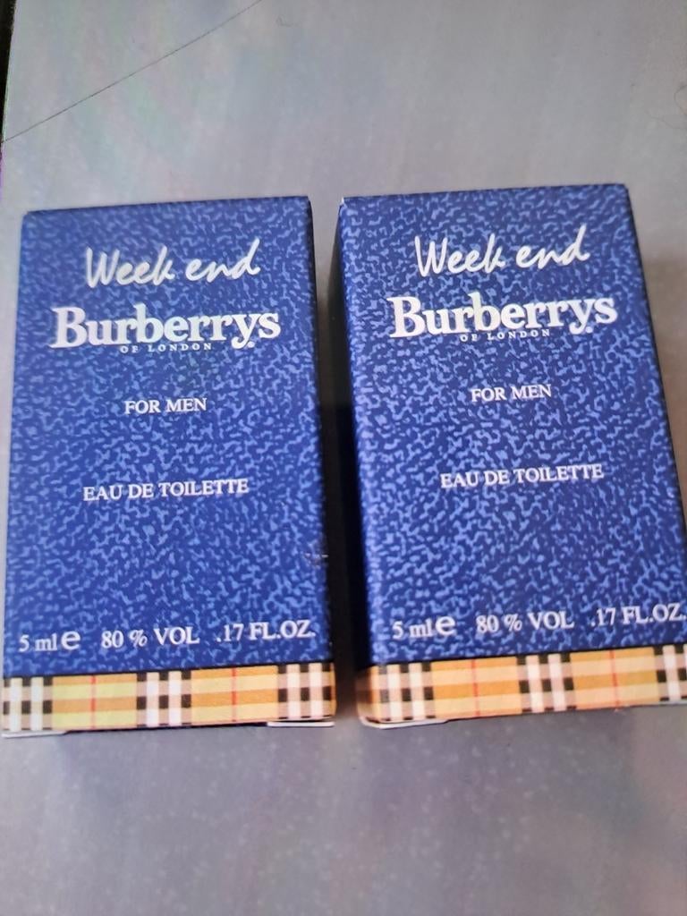 Burberrys weekendflessen, set van 7, Ophalen, Zo goed als nieuw
