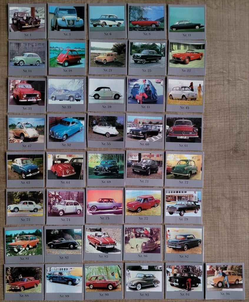 41 oude fotokaartjes: auto's (Rubbel-los), Ophalen of Verzenden, Gebruikt, Overige onderwerpen, Prent