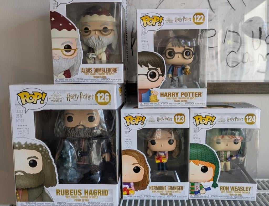 Funko Pop; Harry Potter Holiday, Verzamelen, Harry Potter, Ophalen, Zo goed als nieuw, Beeldje of Buste