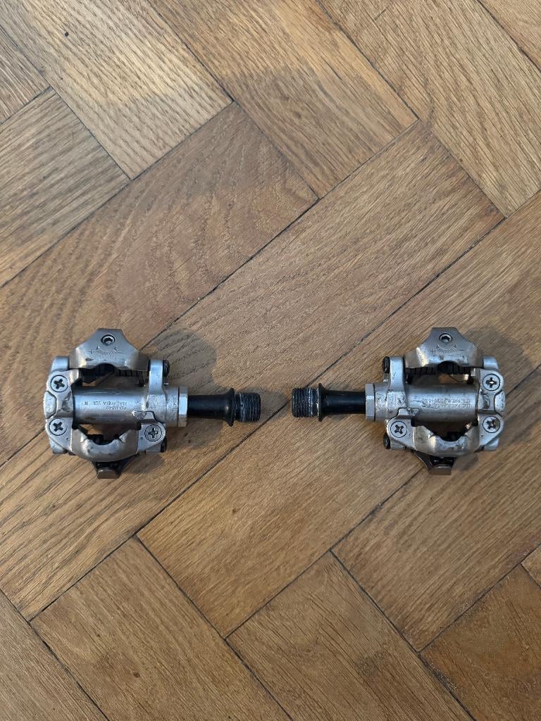 Shimano PD-M540 SPD-pedalen, Fietsen en Brommers, Fietsonderdelen, Crankstel of Pedalen, Gebruikt, Shimano, Mountainbike