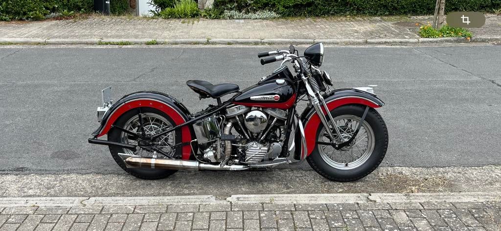 Harley davidson 1948 panhead springer original FL, 2 cilinders, Particulier, 1200 cc