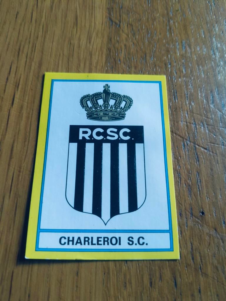 Panini sticker Football 75 Embleem Charleroi, Enlèvement ou Envoi, Autocollant