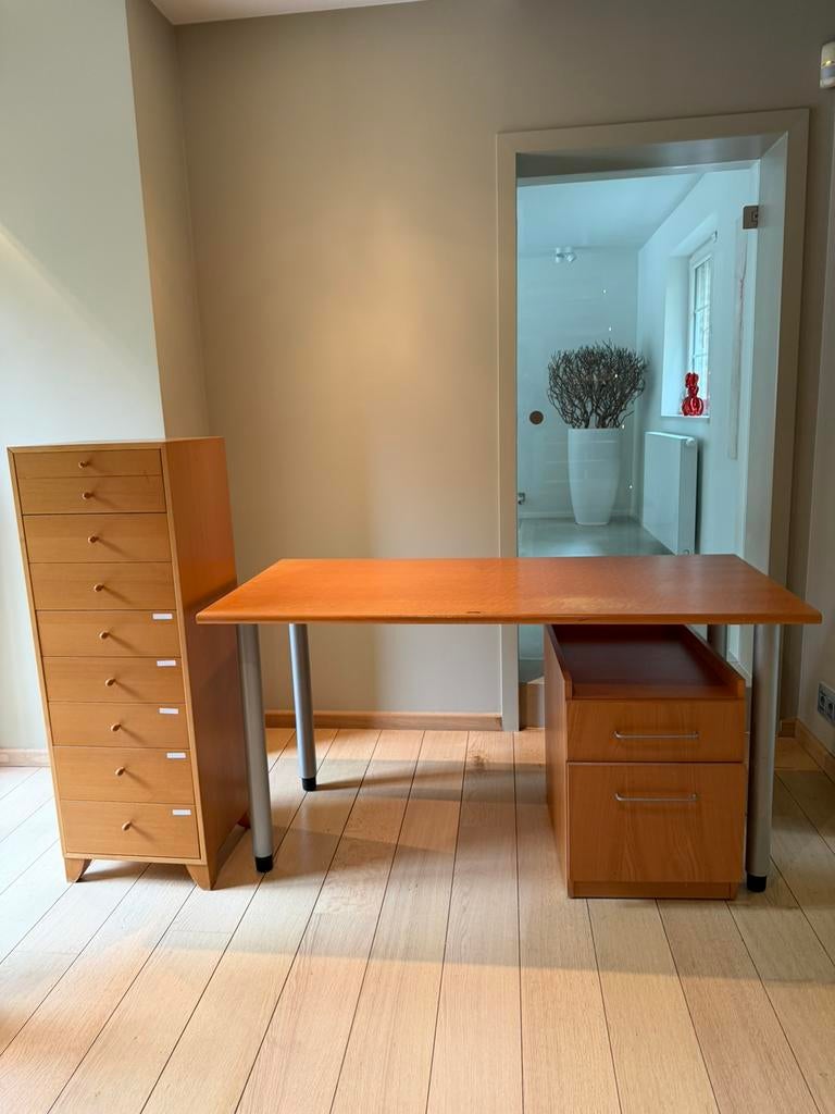 Meuble bureau + 2 armoires, Enlèvement, Utilisé, Bureau