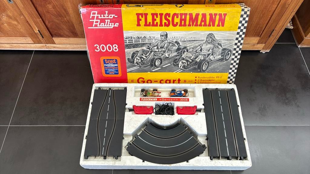Vintage Fleischmann Car Rally Kart à pédales 3008, Enfants & Bébés, Jouets | Circuits, Utilisé, Circuit, Électrique, Fleischmann