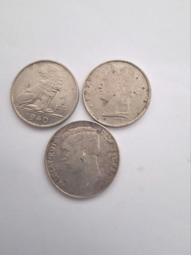 Piece monnaie ancienne belge, Timbres & Monnaies