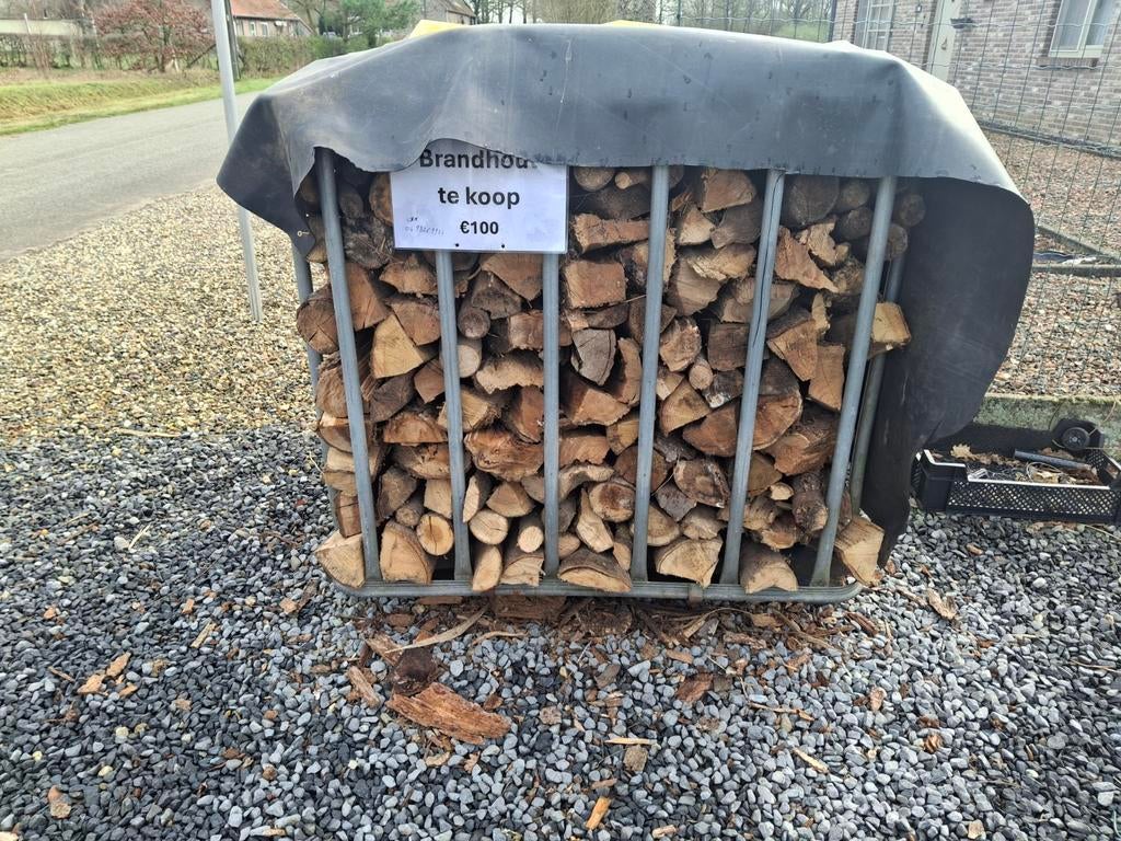 Eiken brandhout  100€de m3, Enlèvement