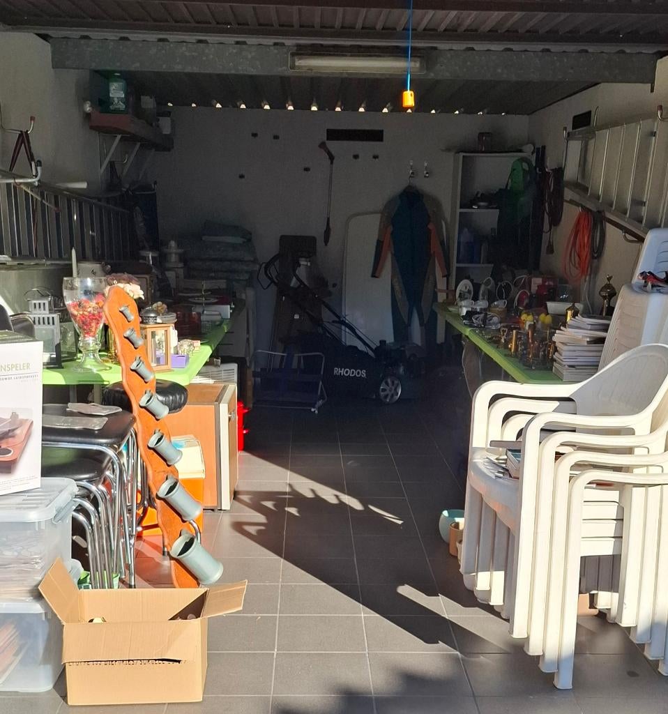 Garageverkoop in Spalbeek, Diversen, Rommelmarktspullen, Ophalen, Gebruikt