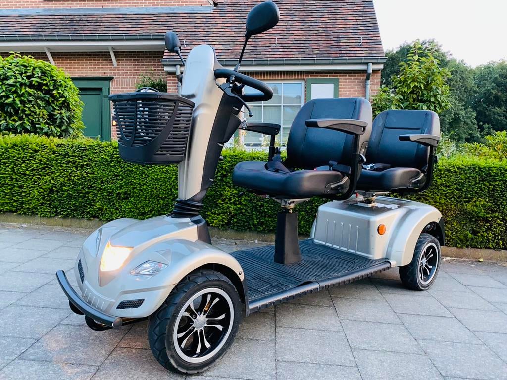 Vermeiren Limo 2 Scootmobiel | Twee zits elektrisch scooter, Diversen, Ophalen of Verzenden, Inklapbaar, Zo goed als nieuw, Elektrische rolstoel