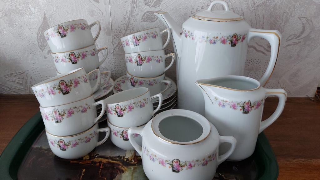 Koffieservies, Antiek en Kunst, Antiek | Servies compleet, Ophalen