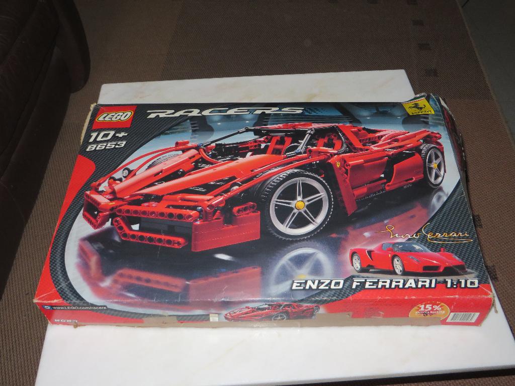 LEGO 8653 Racers Enzo Ferrari 1:10, Enlèvement, Utilisé, Ensemble complet, Lego