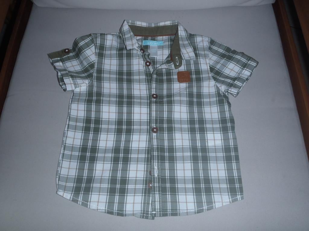 Shirt maat 74, Kinderen en Baby's, Babykleding | Maat 74, Ophalen of Verzenden, Zo goed als nieuw, Jongetje, Overhemdje of Bloesje