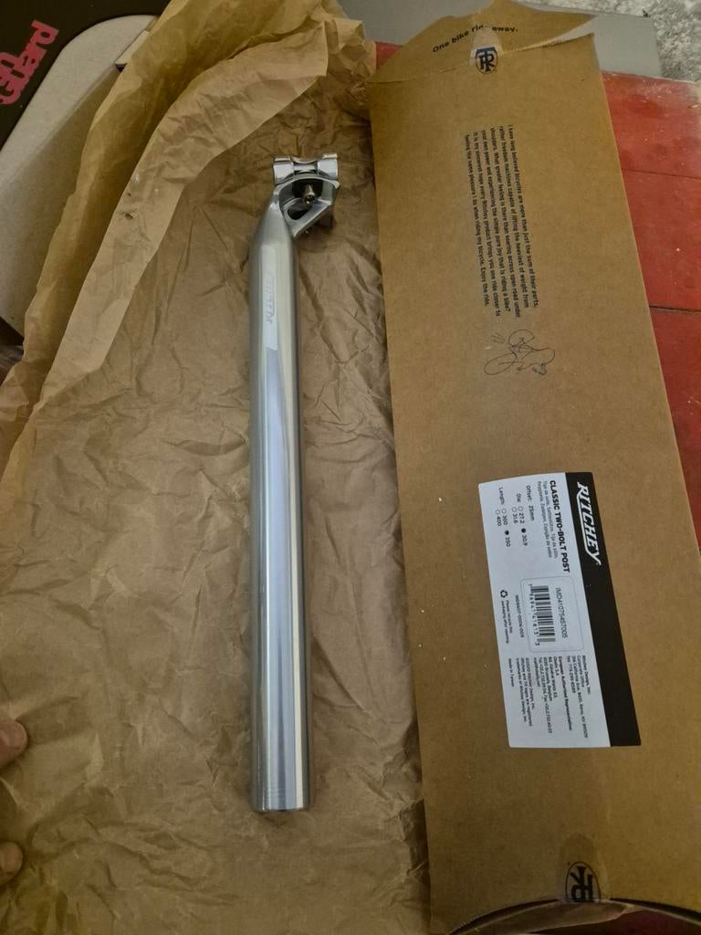 Ritchey classic alu zadelbuis 30.9, Ophalen of Verzenden, Nieuw, Ritchey