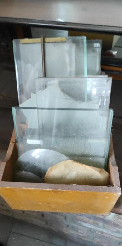 lot d'anciens verres biseautés et normaux, Enlèvement