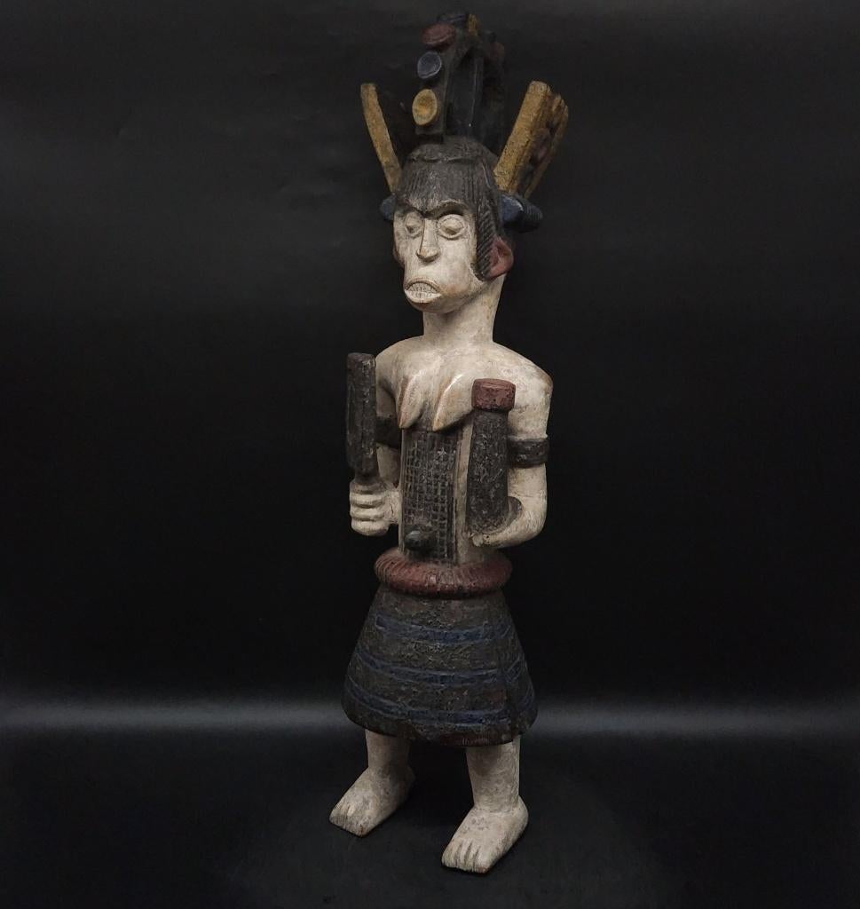 Oud groot Afrikaans Igbo Ibo Agbogho Mmuo, Antiek en Kunst, Kunst | Niet-Westerse kunst, Ophalen of Verzenden
