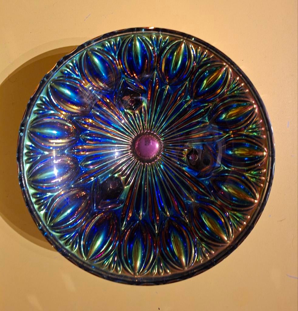 2 RETRO SCHAALTJE EN ASBAK IN DECO STIJL, Ophalen of Verzenden