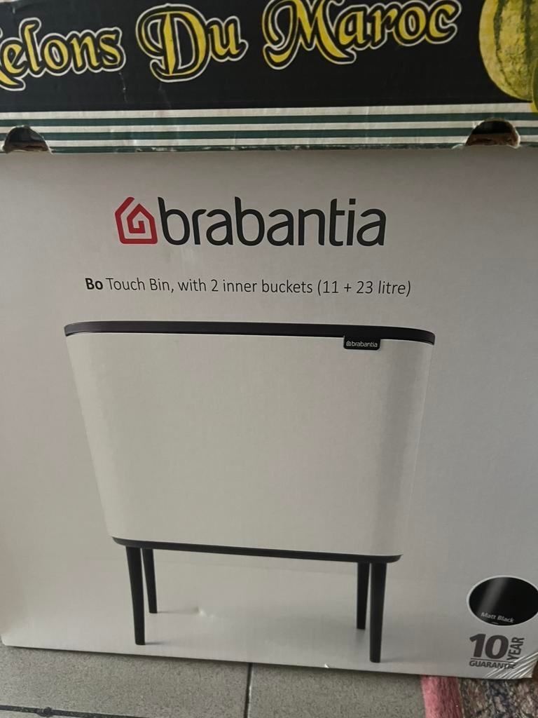 Poubelle Brabantia bo touch, Enlèvement, Brabantia