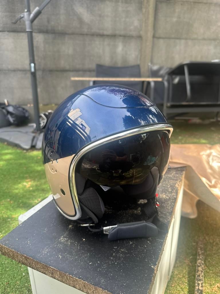 VESPA vj helm, Fietsen en Brommers, Brommerhelmen, Ophalen, Zo goed als nieuw