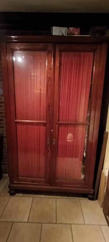 Belle bibliothèque en bois de cerisier, Maison & Meubles, Enlèvement, Utilisé