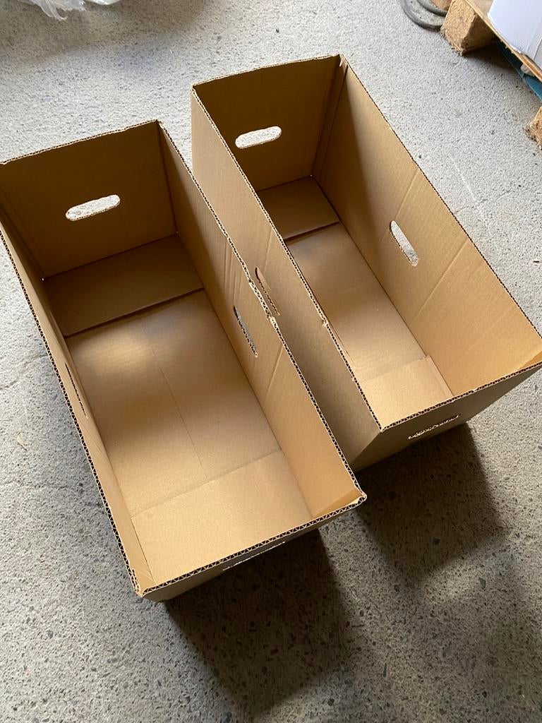 Caisse carton 60/30 /30 :4piecs =1€, Enlèvement, Comme neuf