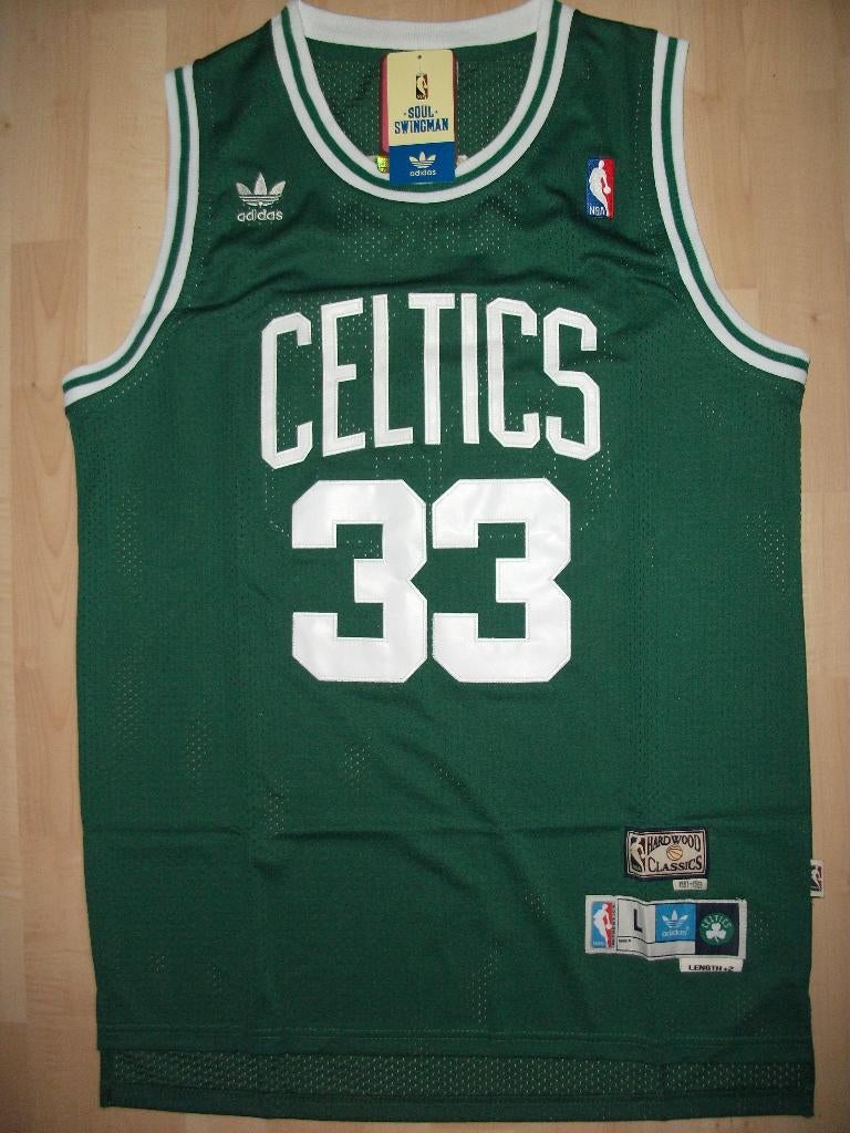 Boston Celtics Retro Jersey Bird maat: L, Sport en Fitness, Basketbal, Ophalen of Verzenden, Nieuw, Kleding