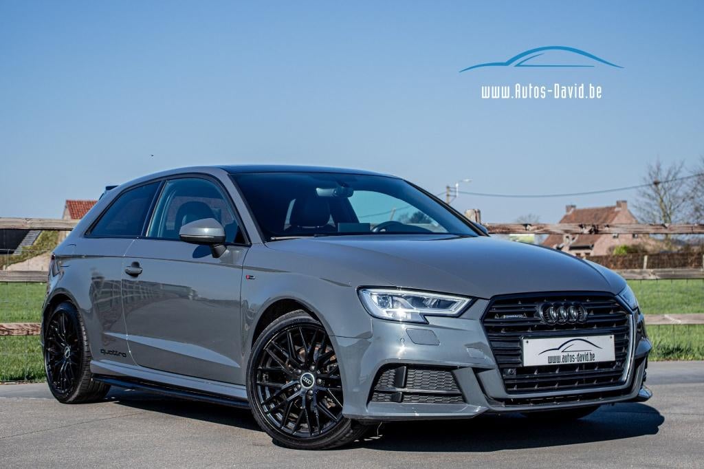 Audi A3 TDi Quattro 2.0 S-LINE/SIÈGES SPORT/CUIR /CAMERA, Cuir, Argent ou Gris, Achat, Entreprise