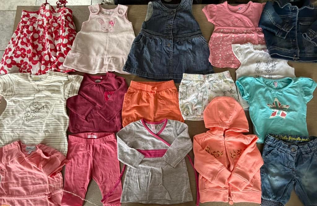 16 st baby meisjes kleding (62), Ophalen, Zo goed als nieuw, Maat 62