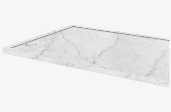 Carrara marmer tablet, Bricolage & Construction, Neuf, Marbre, 60 cm ou plus, Enlèvement