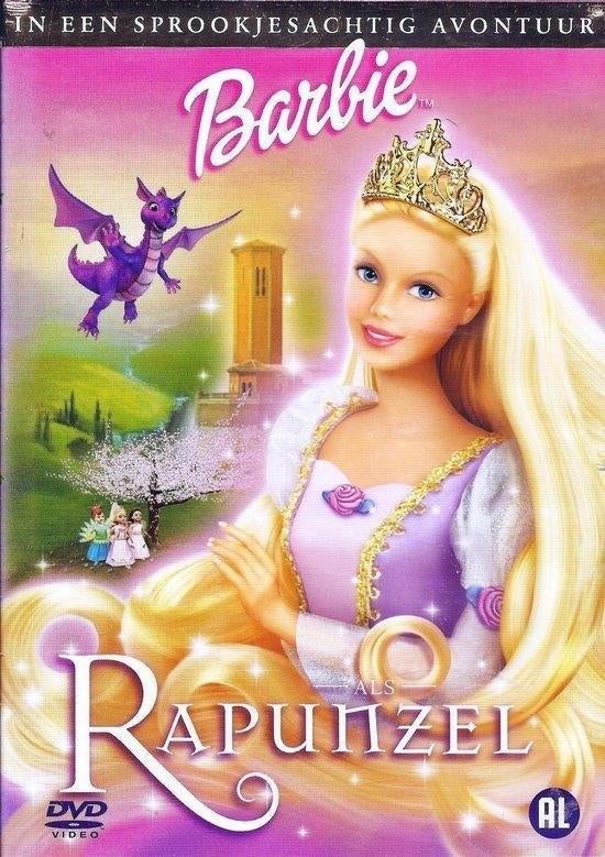 Dvd - Barbie als rapunzel, Cd's en Dvd's, Dvd's | Tekenfilms en Animatie, Ophalen of Verzenden