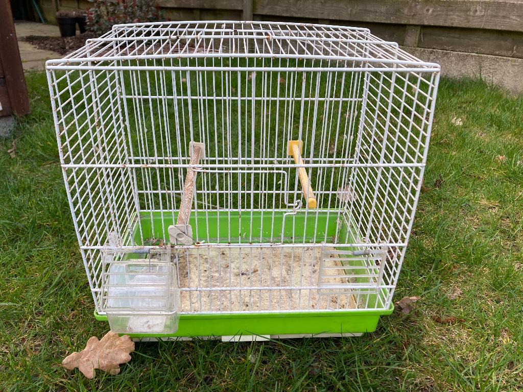 Vogelkooi, Ophalen, Gebruikt, Metaal, Vogelkooi