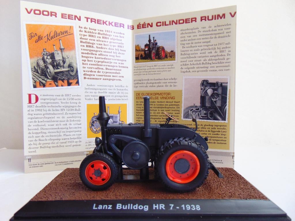 Model Tractor Lanz Buldog HR7 - 1938 -1/32, Hobby en Vrije tijd, Modelauto's | 1:32, Ophalen of Verzenden, Zo goed als nieuw, Tractor of Landbouw