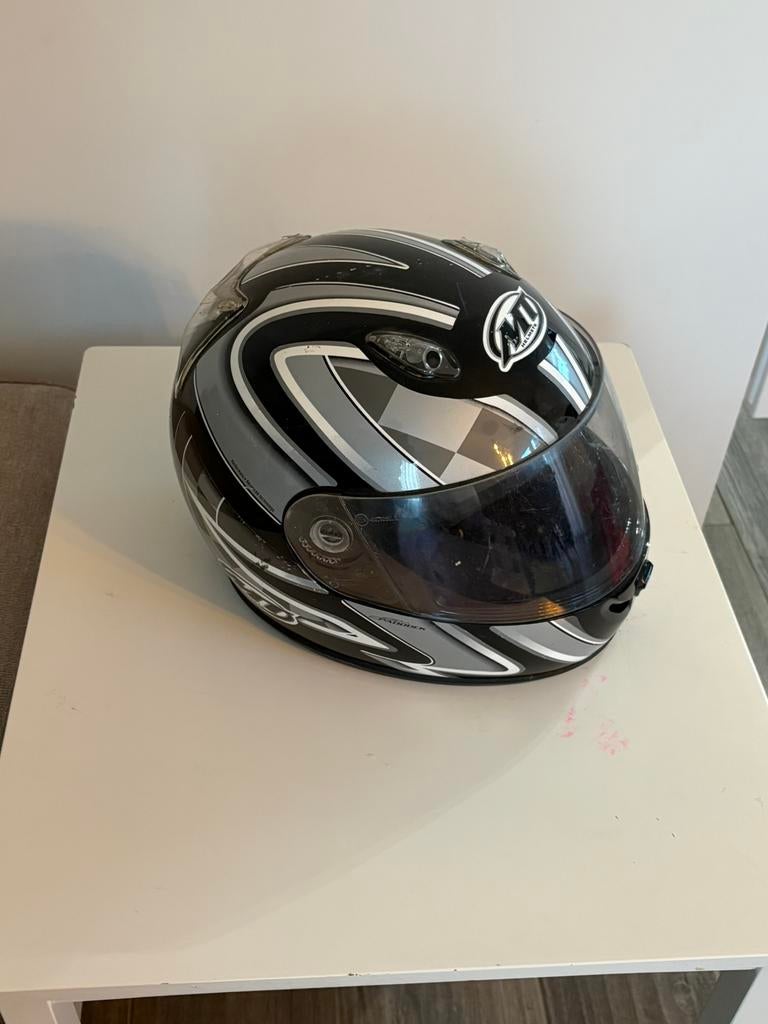 Motorhelm, Fietsen en Brommers, Ophalen, Zo goed als nieuw