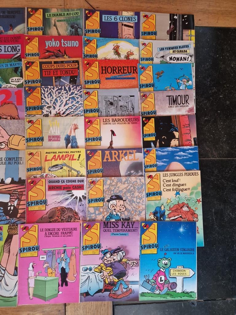 Lot de 39 magazines spirou 1986, Enlèvement ou Envoi