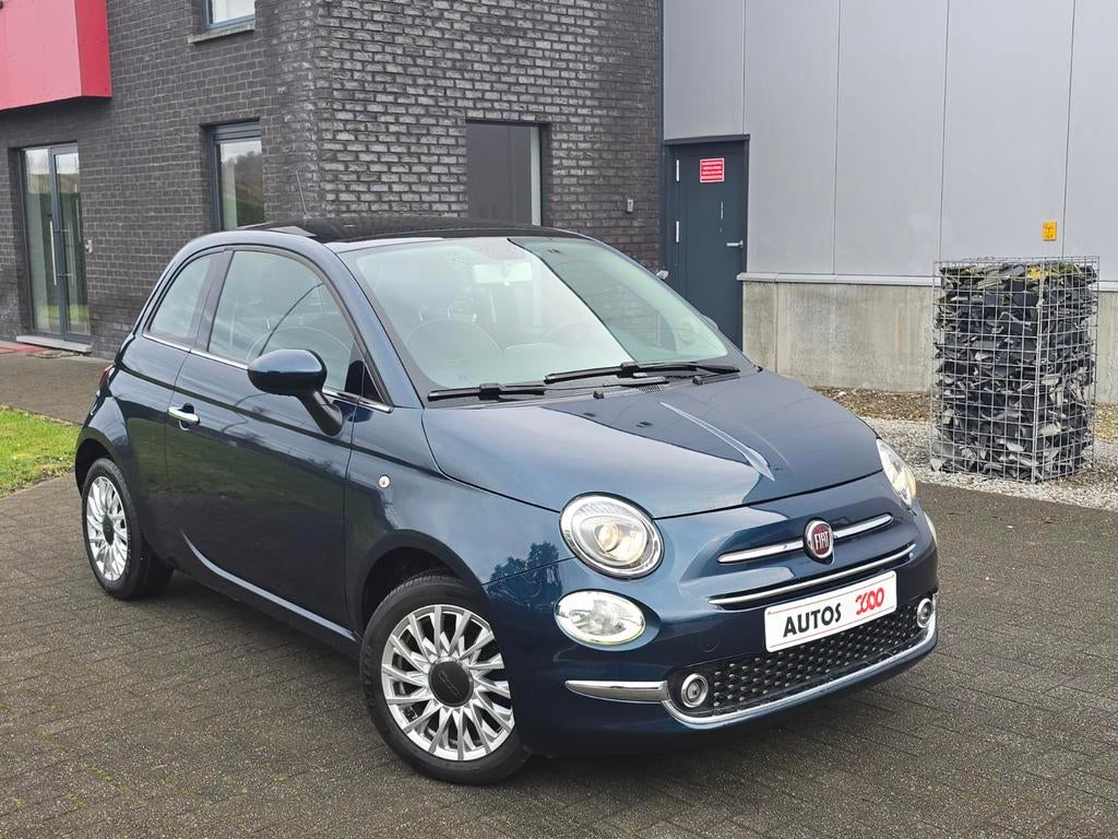 Fiat 500 1.3 benzine euro6/airco/OPENDAK/full optie garantie, Bluetooth, Bedrijf, Handgeschakeld, Te koop