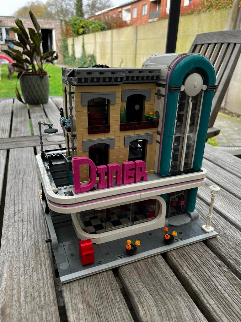 Lego Creator Expert 10260 Downtown Diner, Ophalen of Verzenden, Zo goed als nieuw, Complete set, Lego