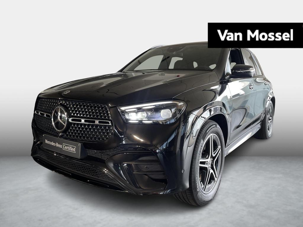 Mercedes-Benz GLE 350 de 4MATIC AMG Line + BURMESTER + AIRMA, Auto's, Stof, Gebruikt, Zwart, Regensensor