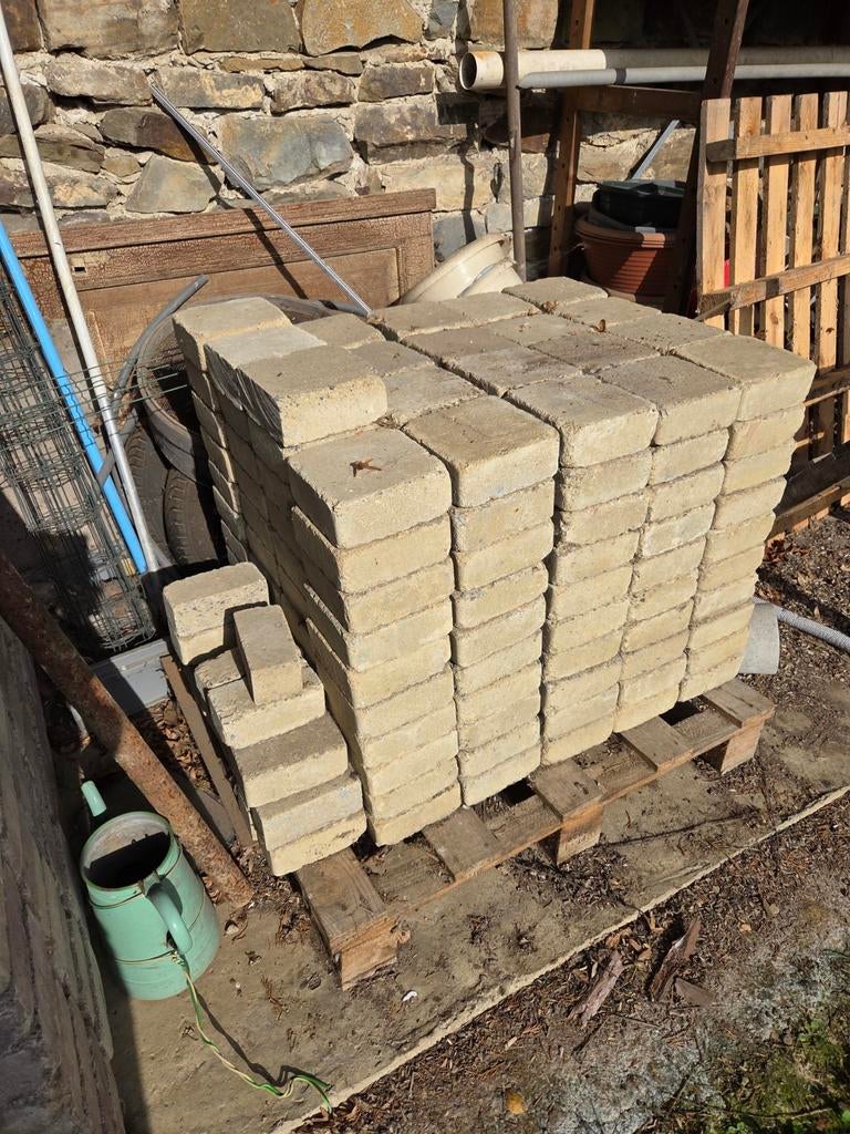 Klinkers 15x15x6 couleur sable 200 pièces + morceaux, Enlèvement